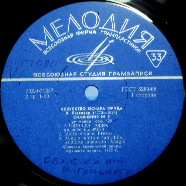 Искусство Оскара ФРИДА