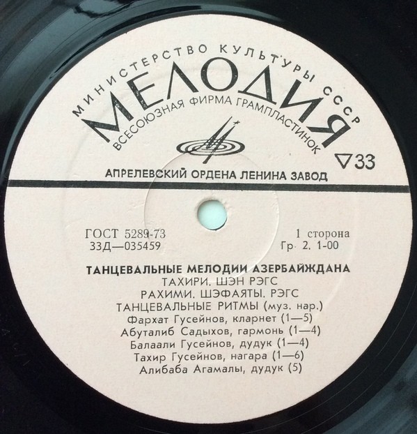 ТАНЦЕВАЛЬНЫЕ МЕЛОДИИ АЗЕРБАЙДЖАНА