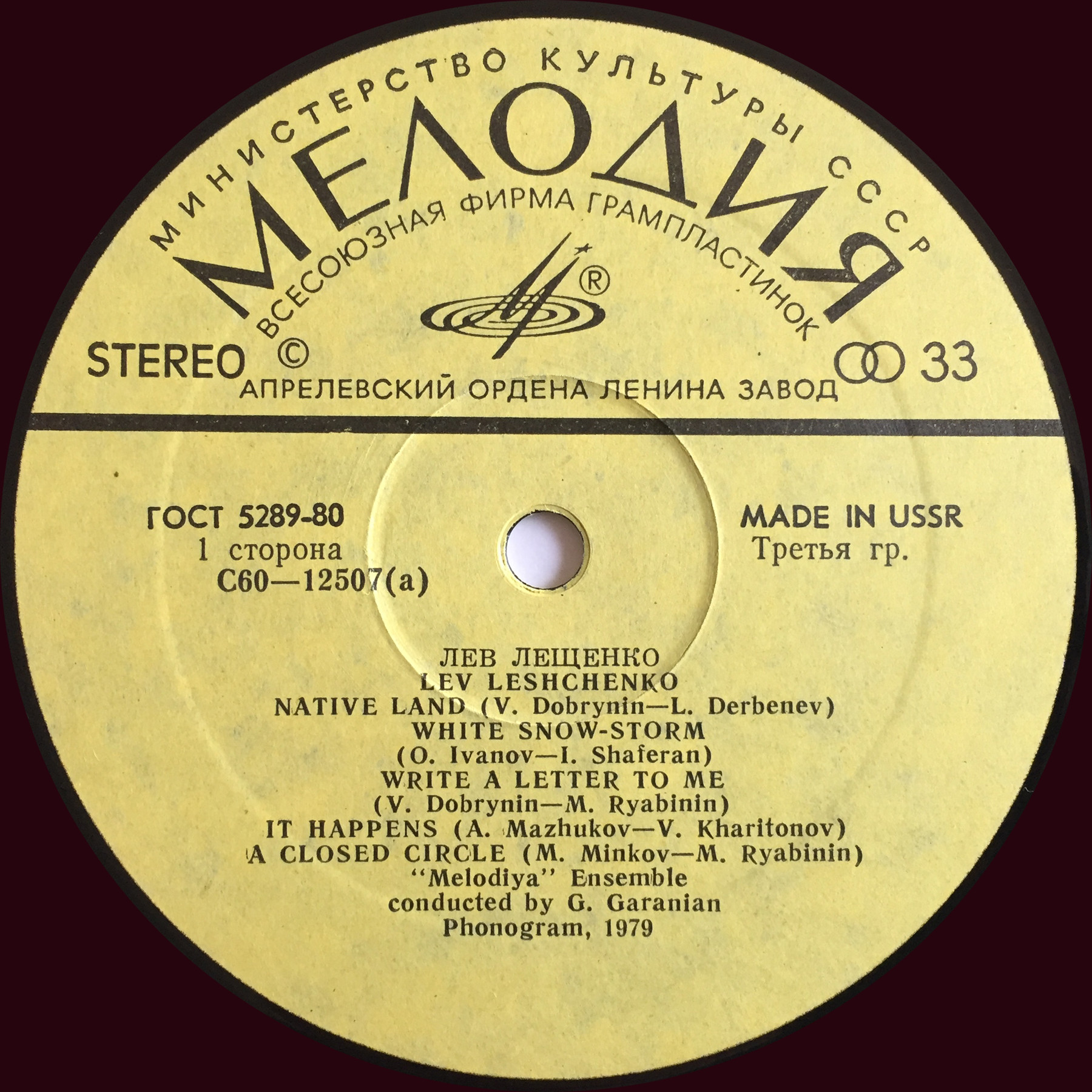 Лев Лещенко. Притяжение Земли