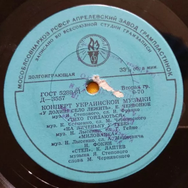 Концерт украинской музыки