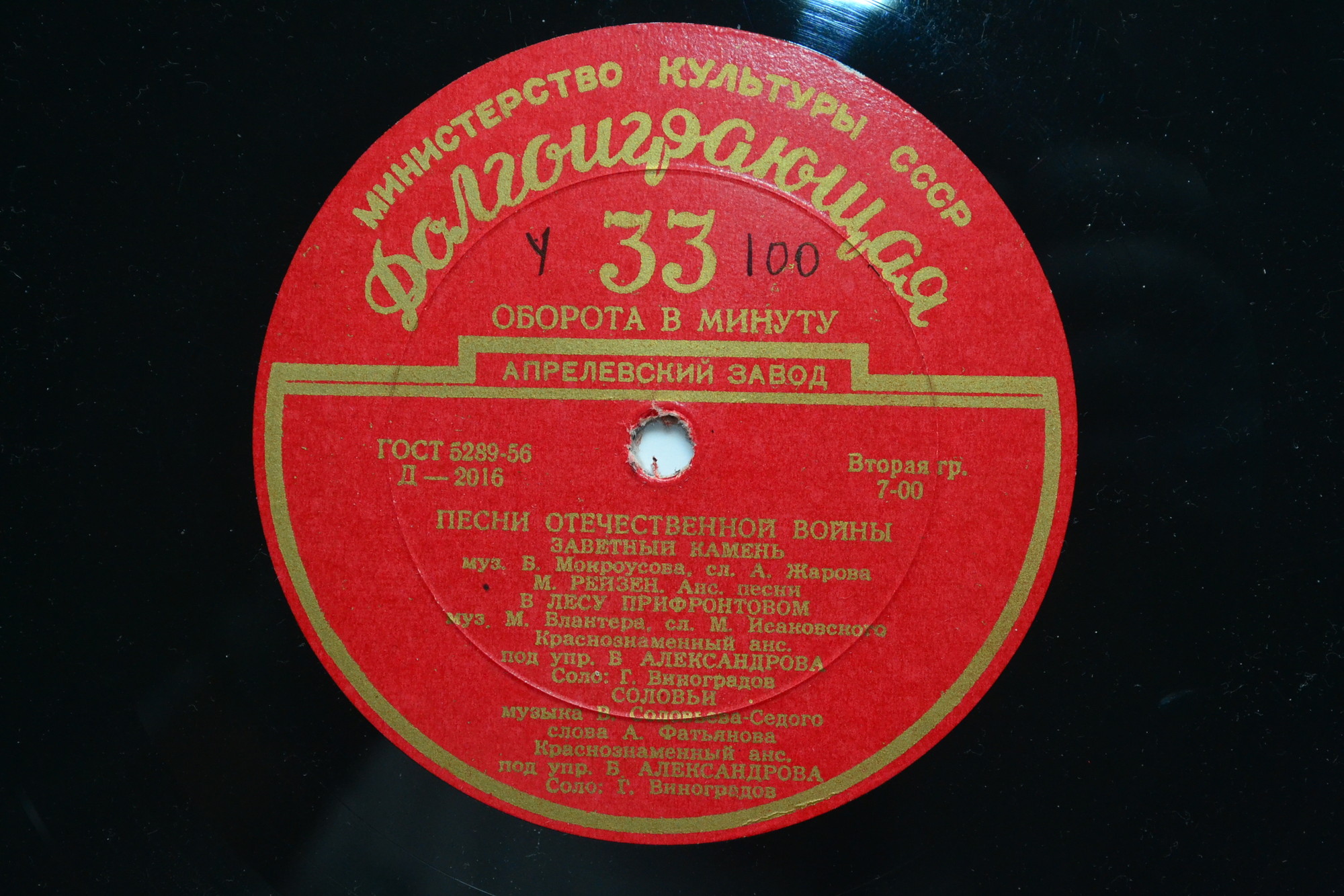 Песни Отечественной войны