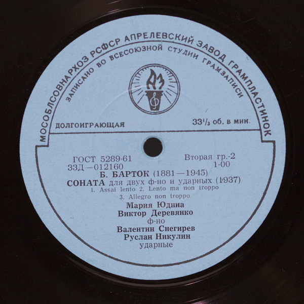 М. Юдина, В. Деревянко (дуэт ф-но)