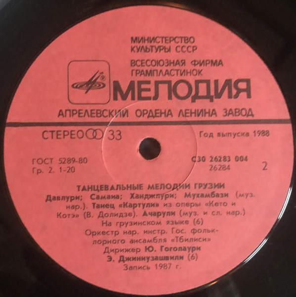 ТАНЦЕВАЛЬНЫЕ МЕЛОДИИ ГРУЗИИ