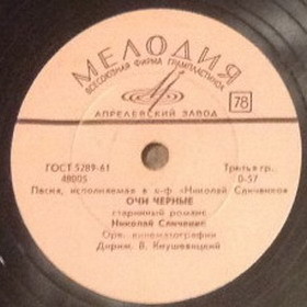 Николай Сличенко – Очи черные / Бида