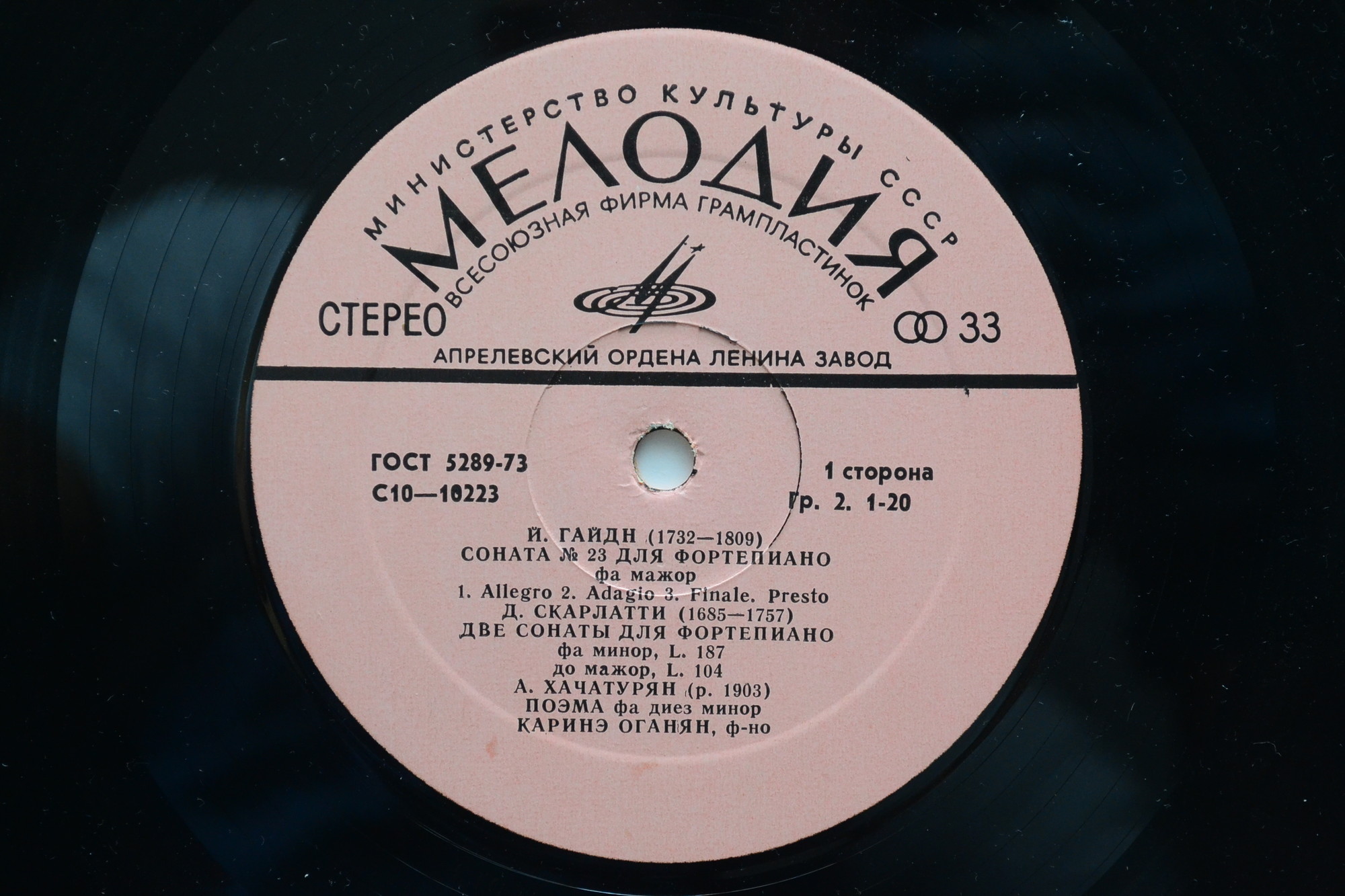 Каринэ ОГАНЯН, фортепиано