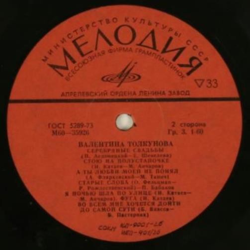 Валентина Толкунова