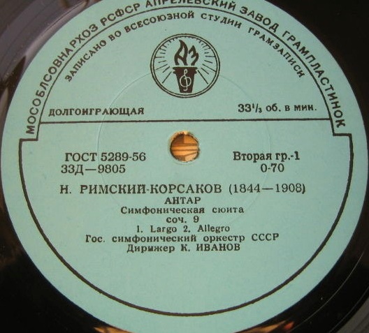 Н. Римский-Корсаков (1844-1908). АНТАР. Симфоническая сюита