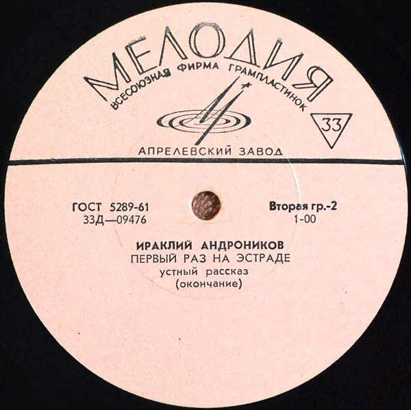 И. АНДРОНИКОВ. Первый раз на эстраде, устный рассказ. Читает автор