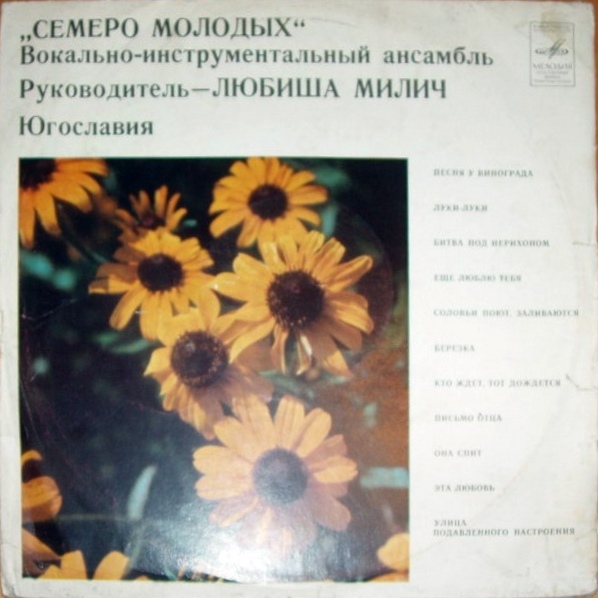 Семеро молодых. Вокально-инструментальный ансамбль. Руководитель Любиша Милич (Югославия)