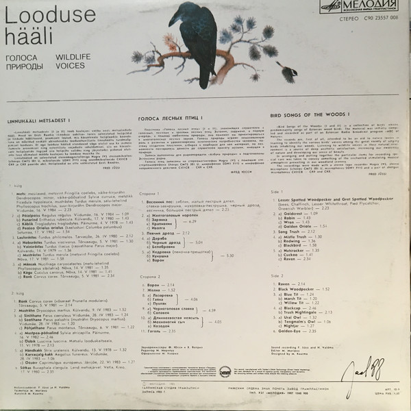 Голоса птиц в лесу (I)