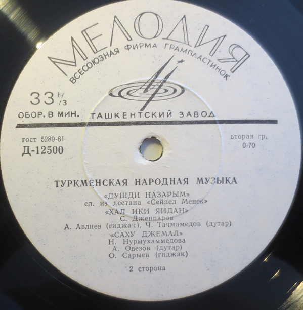 Туркменская народная музыка