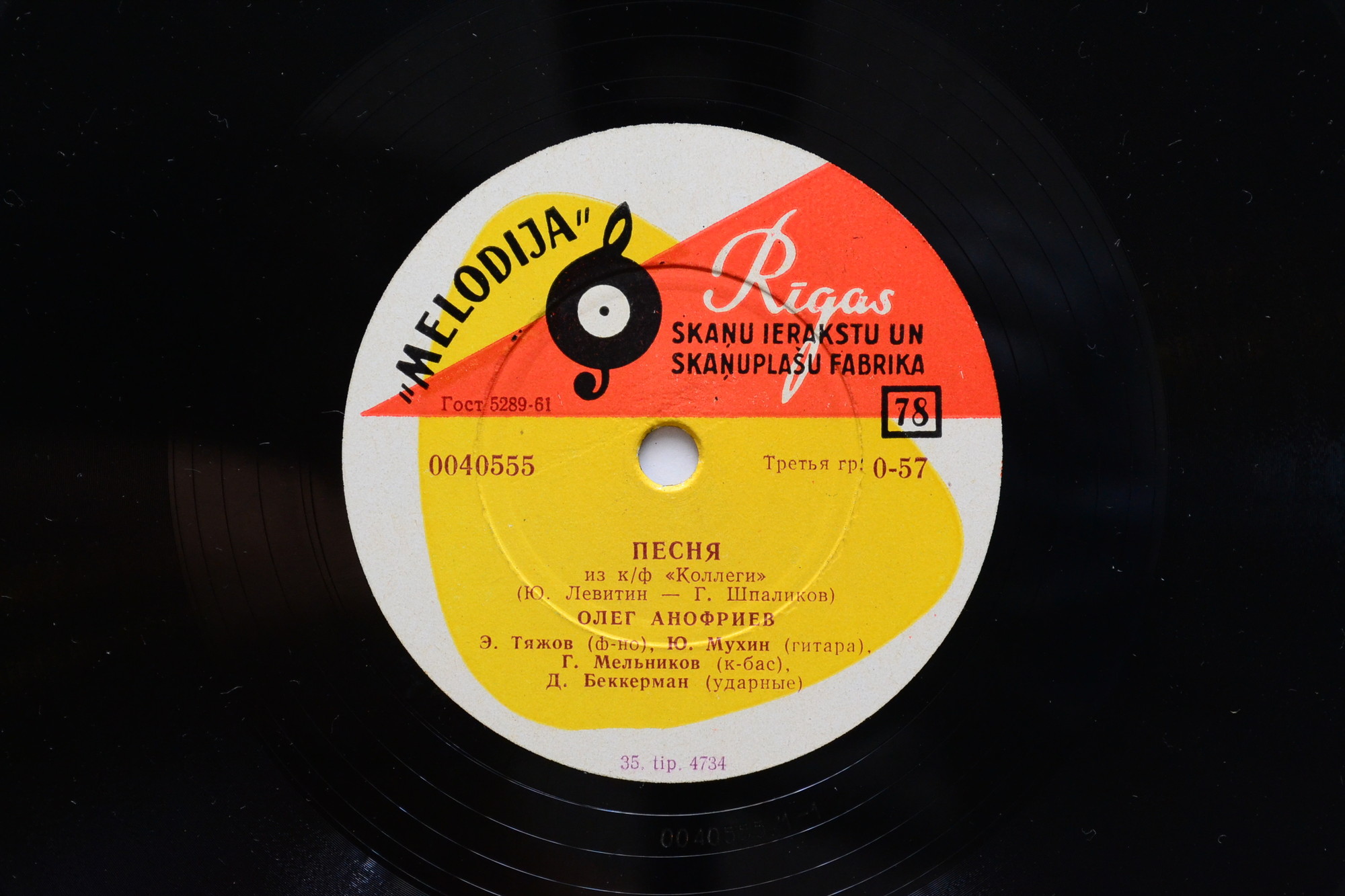 Олег Анофриев — Песня из к/ф «Коллеги» / Песня из к/ф «Артист из Кохановки»