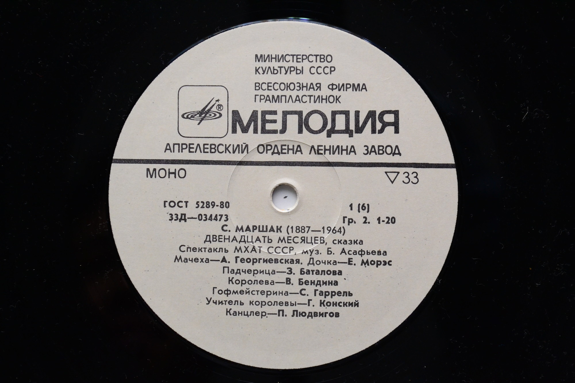 С. Я. Маршак. Двенадцать месяцев