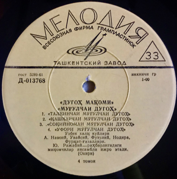 "ДУГОХ МАКОМИ" (узбекские народные мелодии)