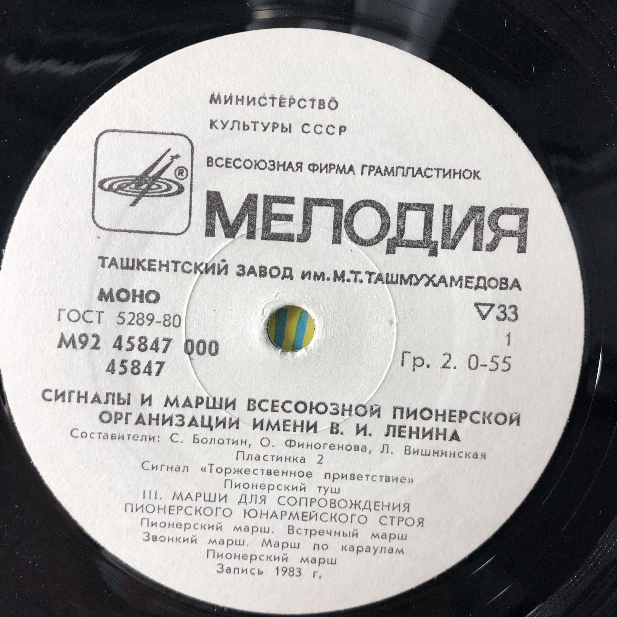 СИГНАЛЫ И МАРШИ ВСЕСОЮЗНОЙ ПИОНЕРСКОЙ ОРГАНИЗАЦИИ имени В. И. ЛЕНИНА