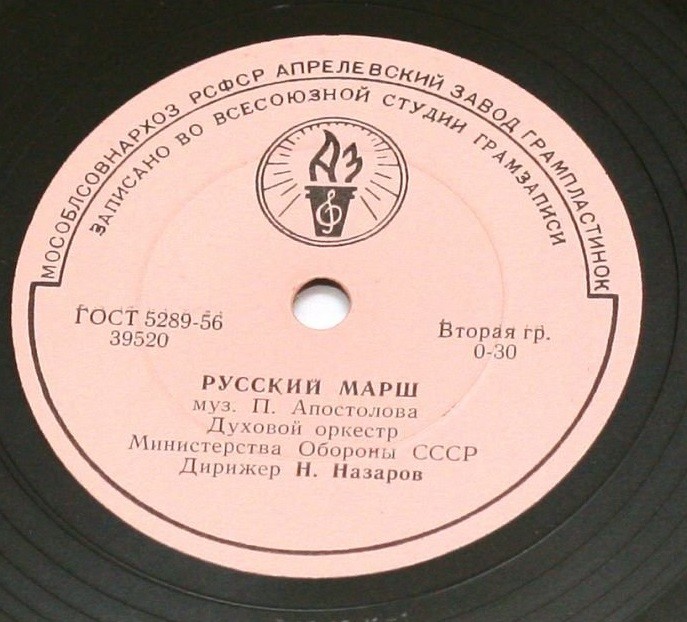 ДУХОВОЙ ОРКЕСТР МИНИСТЕРСТВА ОБОРОНЫ СССР п/у Н. НАЗАРОВА