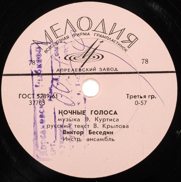 Виктор Беседин - Ночные голоса / Слов не надо