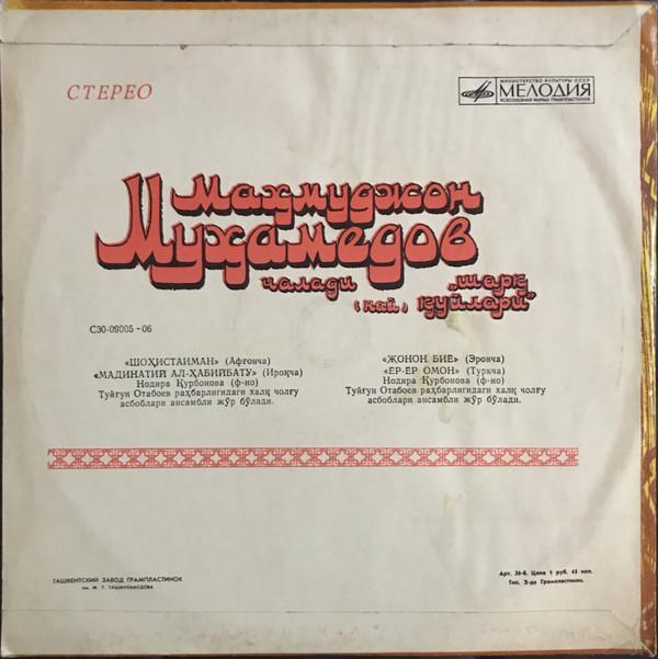 Махмуджон МУХАМЕДОВ (най). Восточные мелодии