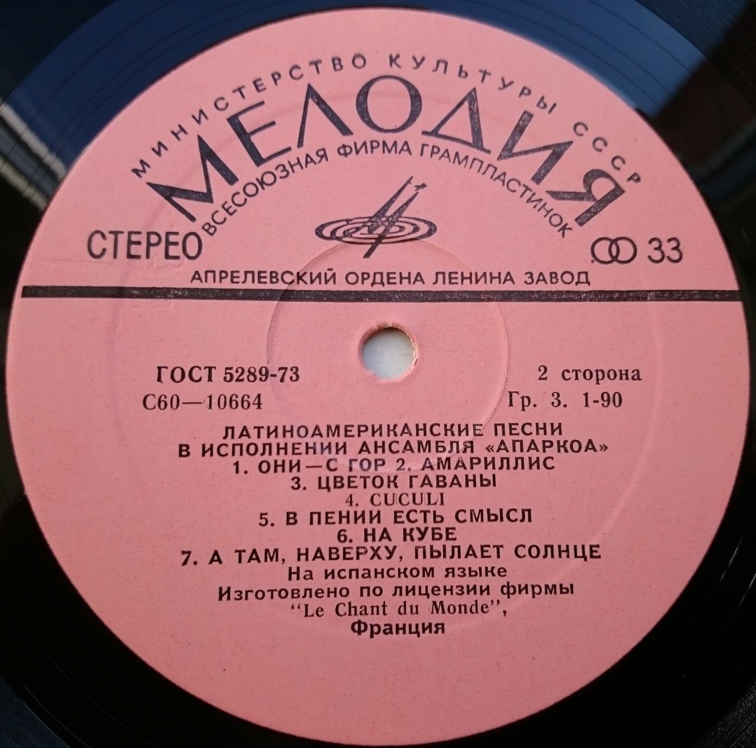 Латиноамериканские песни в исполнении ансамбля «АПАРКОА»