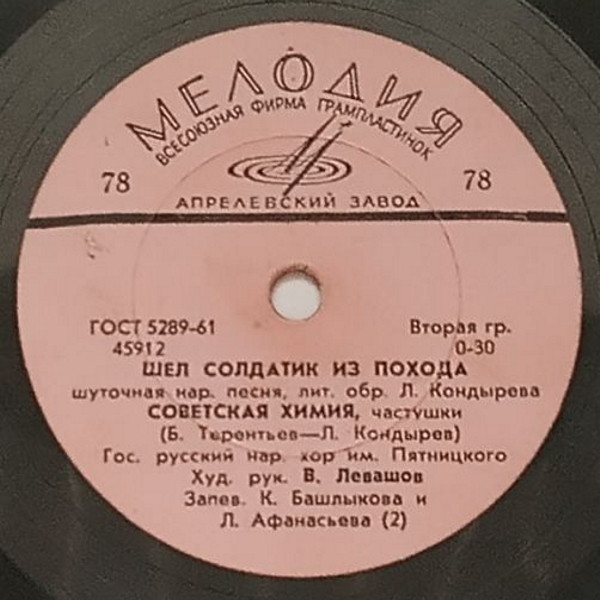 Гос. русский нар. хор им Пятницкого