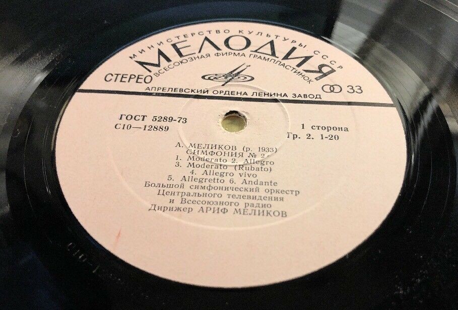 A. МЕЛИКОВ (1933)