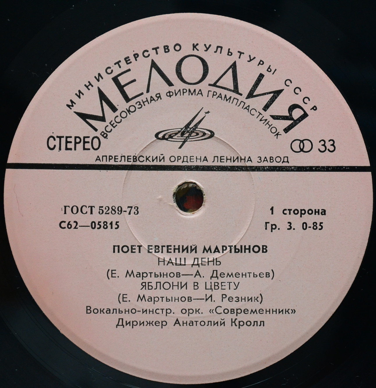 Поет Евгений Мартынов