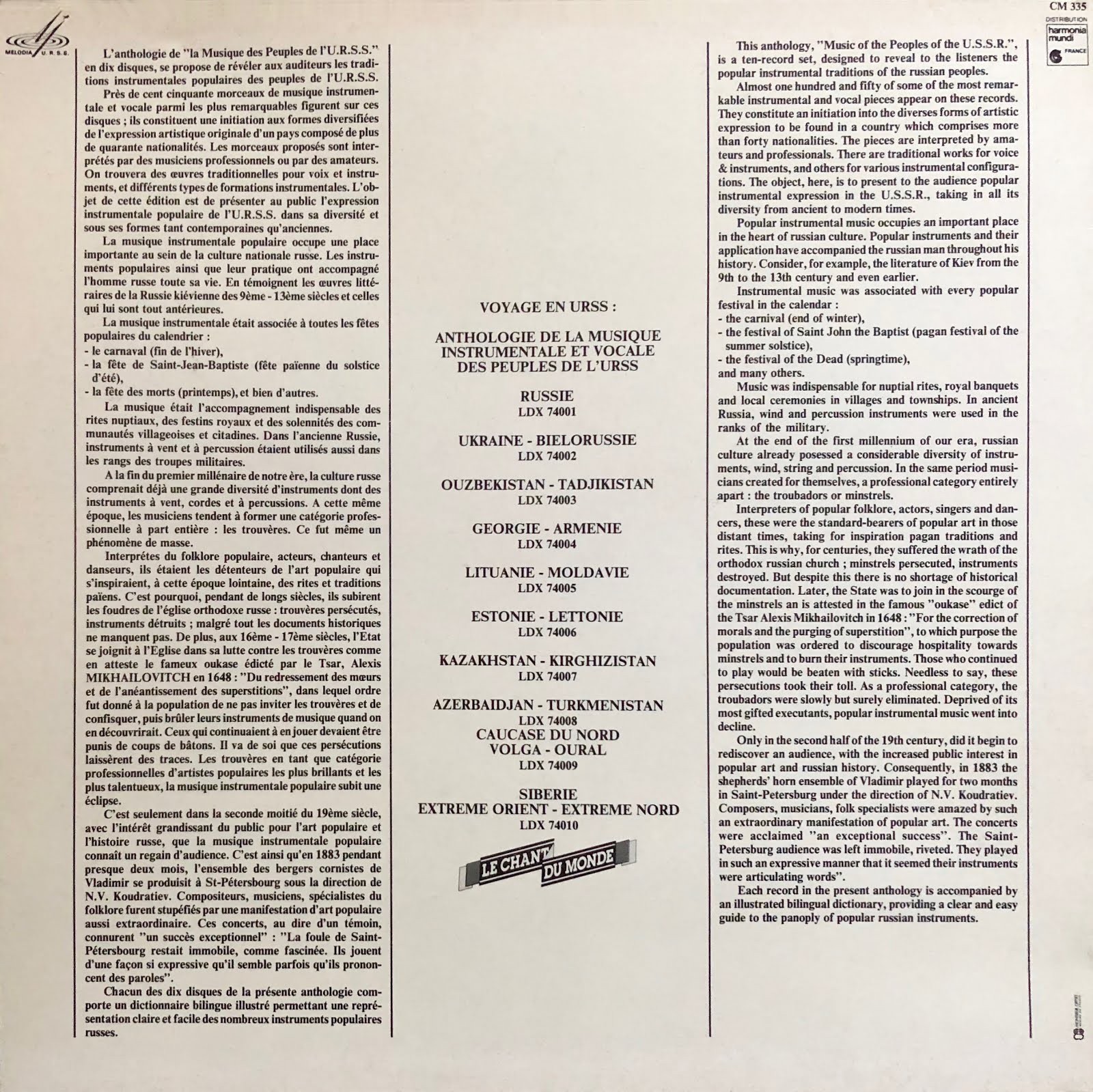 VOYAGE EN URSS 7: Kazakhstan / Kirghizstan