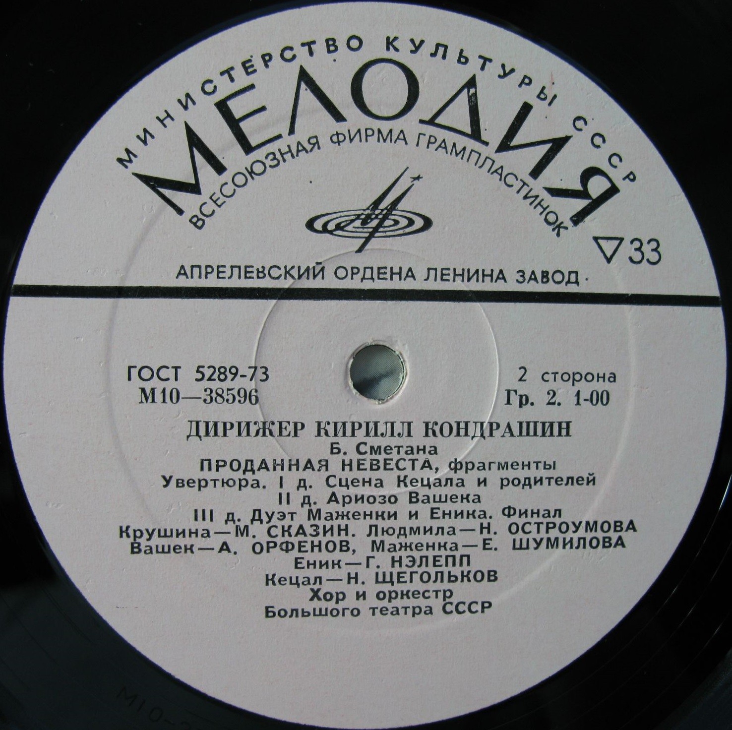 Дирижер Кирилл Кондрашин