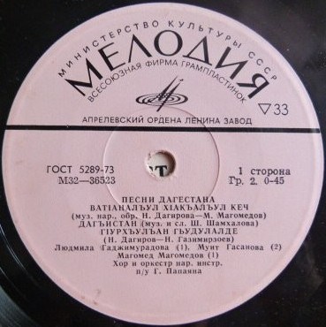 ПЕСНИ ДАГЕСТАНА