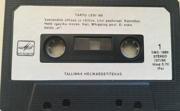 10. muusikapäevad Tartu '88