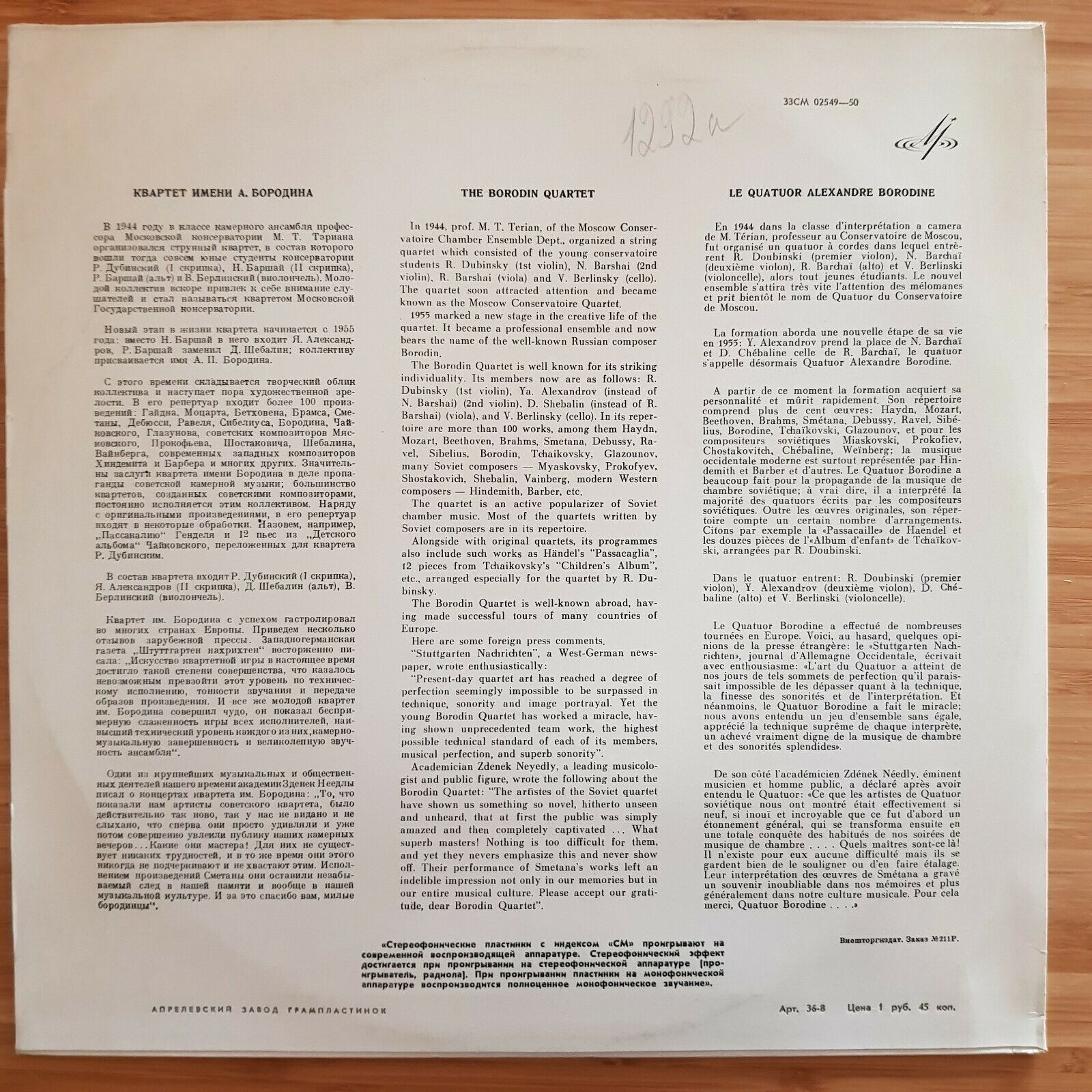 Квартет имени Бородина