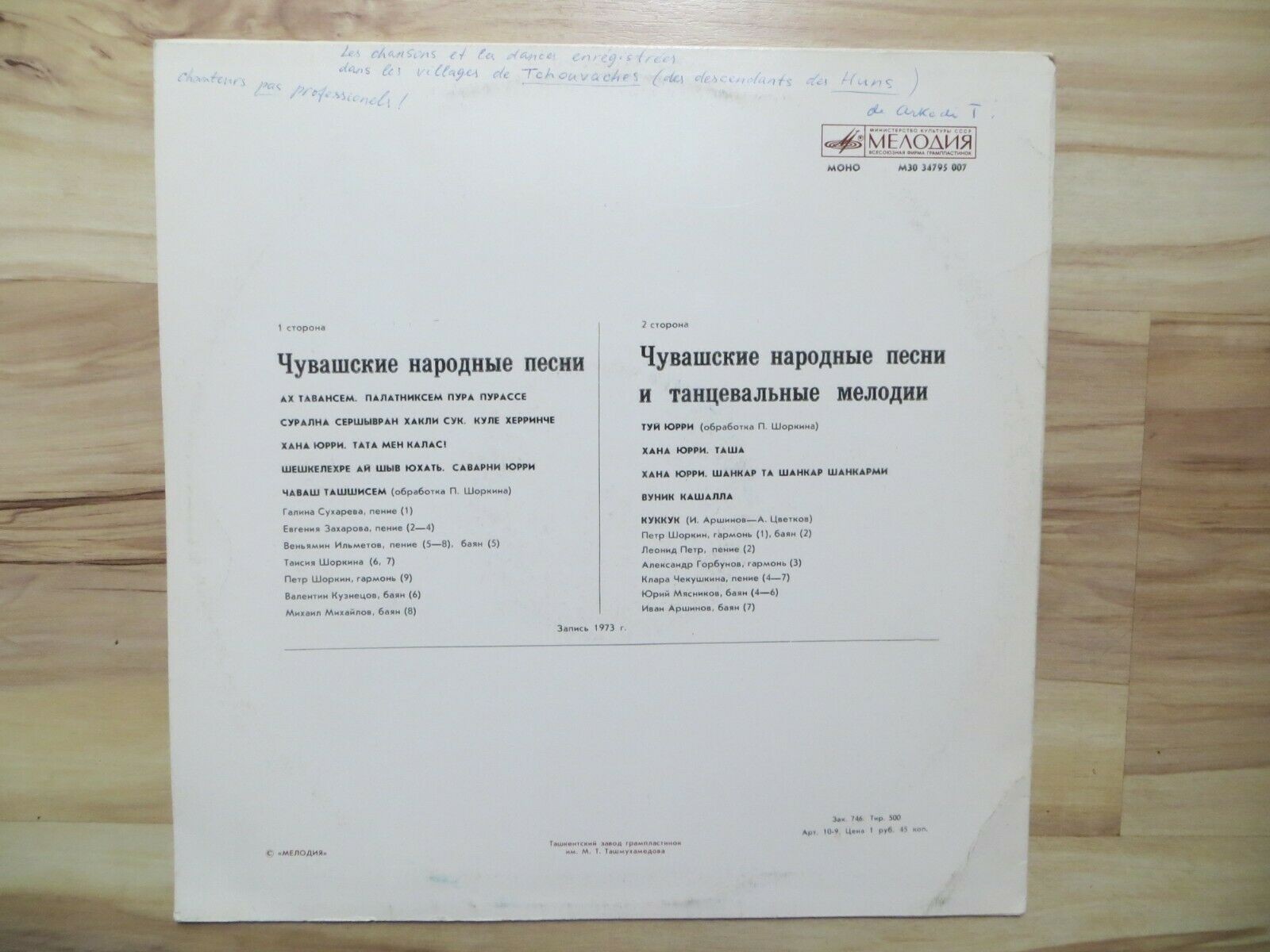 ЧУВАШСКИЕ НАРОДНЫЕ ПЕСНИ И ТАНЦЕВАЛЬНЫЕ МЕЛОДИИ