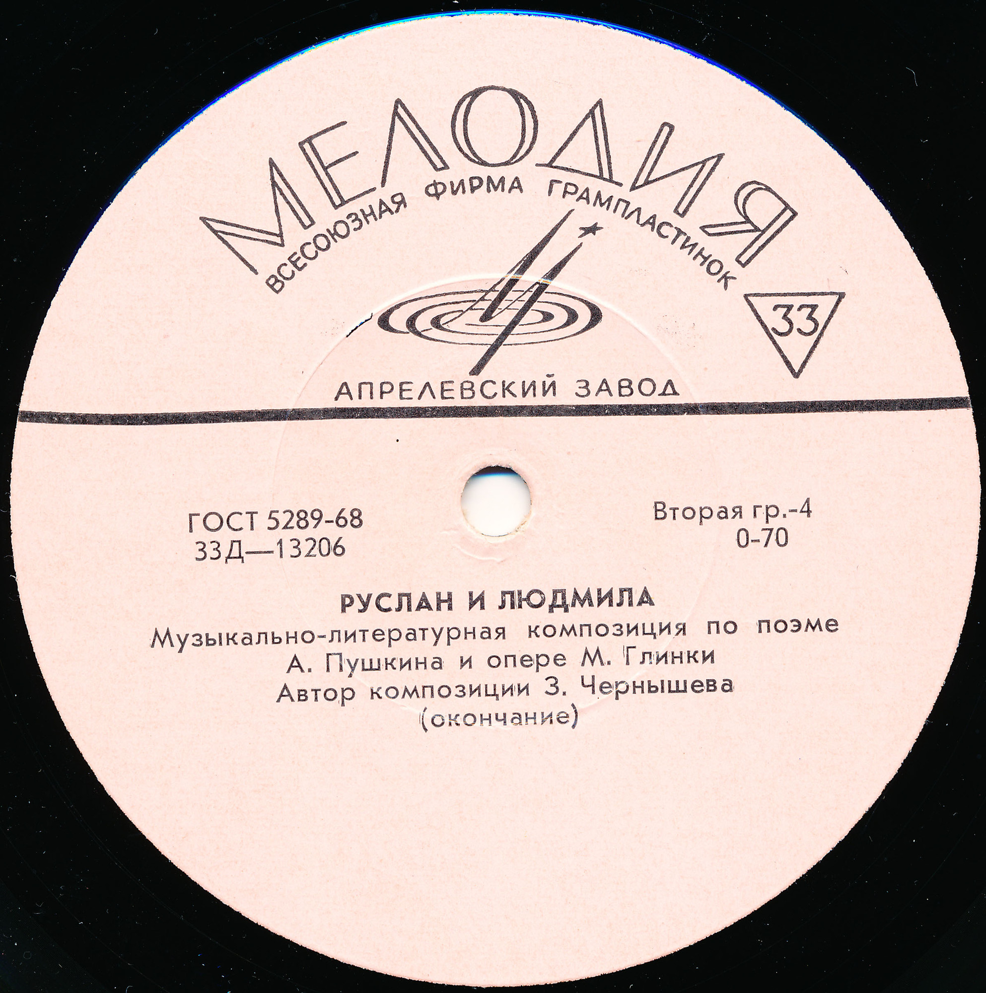 "РУСЛАН И ЛЮДМИЛА" (муз-драм. композиция по поэме А. Пушкина и опере М. Глинки)