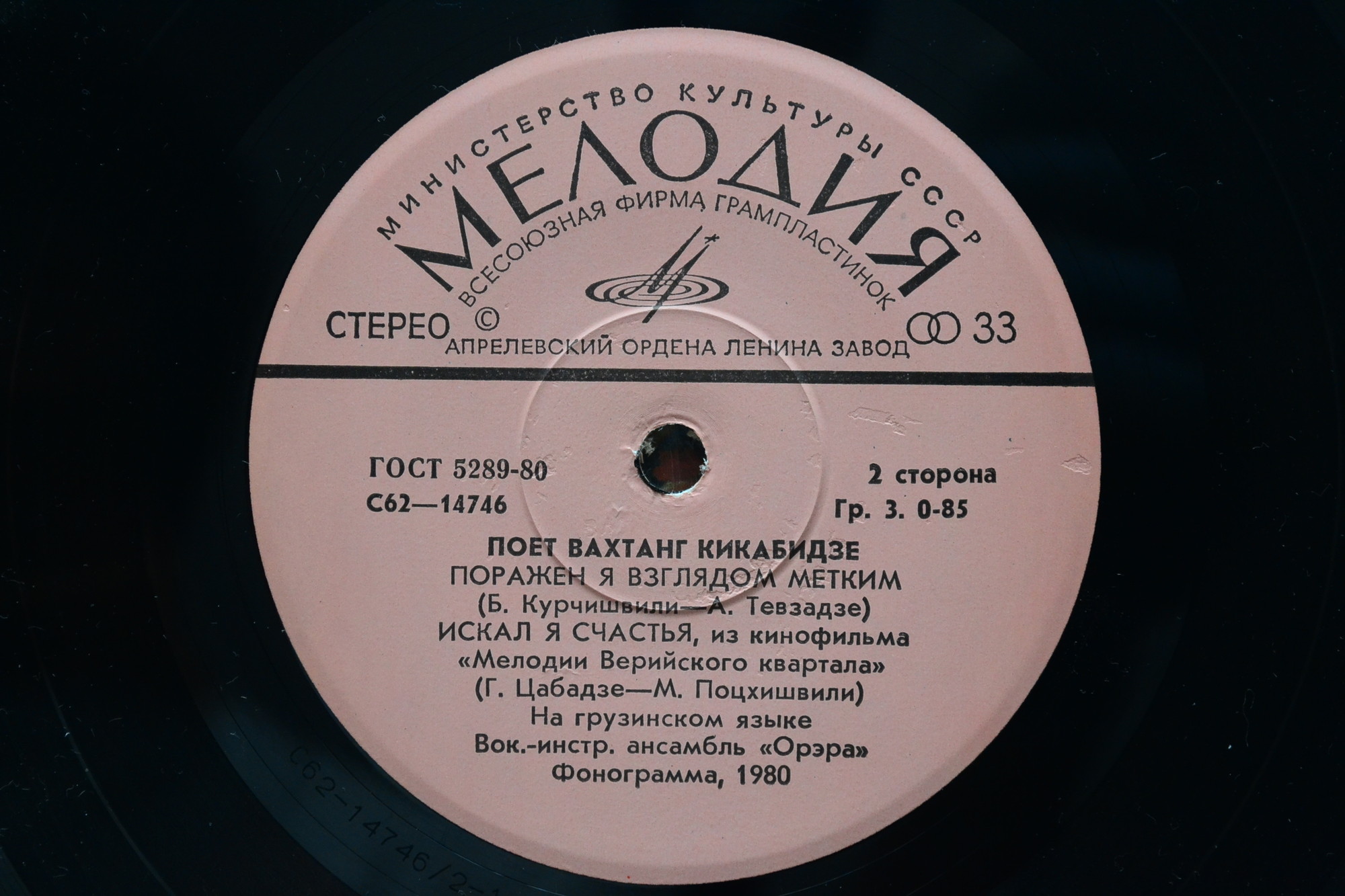 Поет Вахтанг Кикабидзе