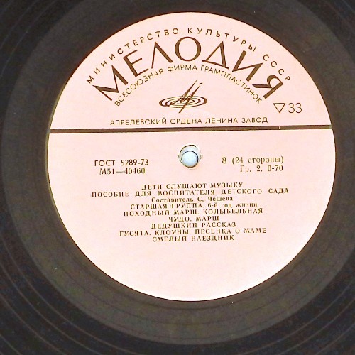 ДЕТИ СЛУШАЮТ МУЗЫКУ (Первая часть)