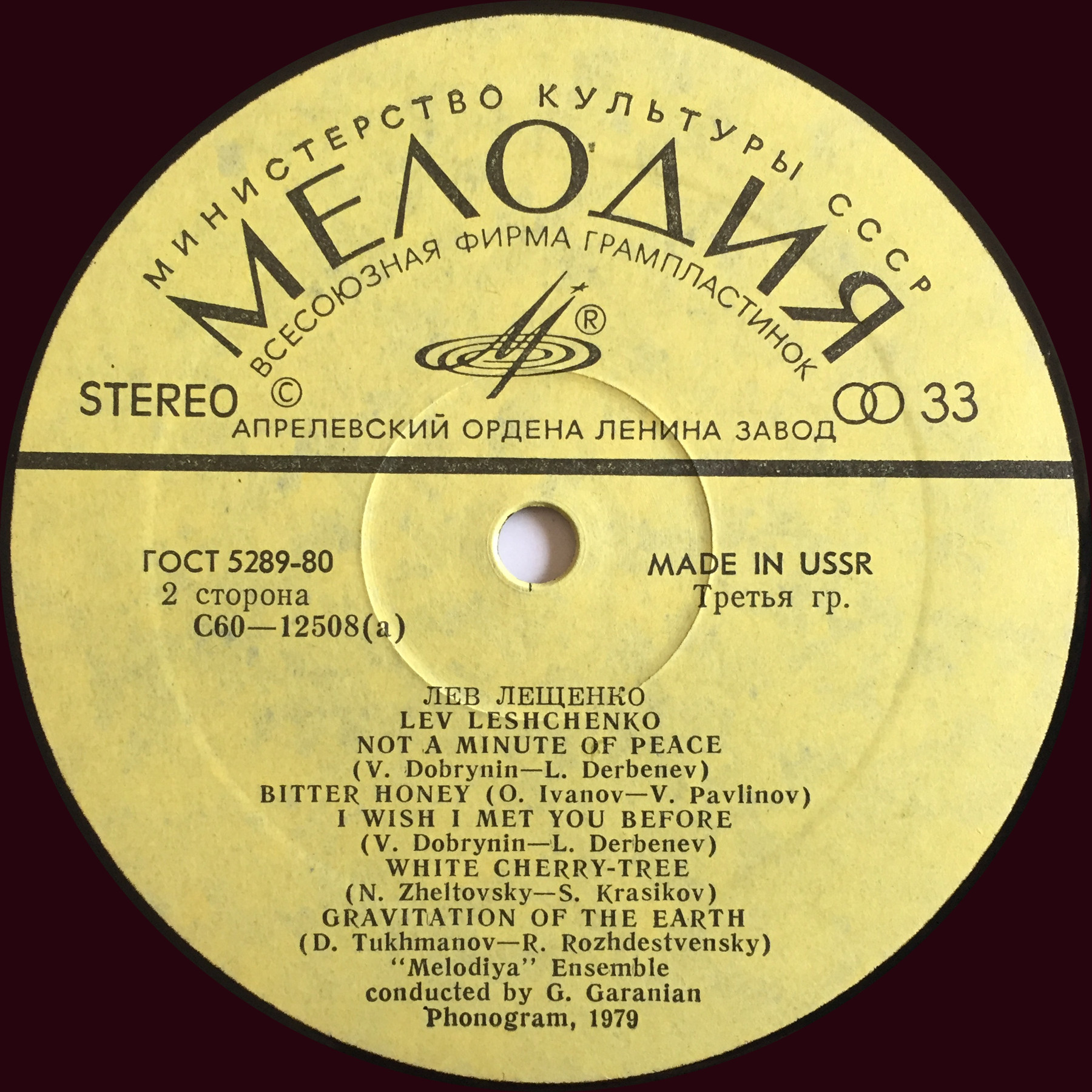 Лев Лещенко. Притяжение Земли