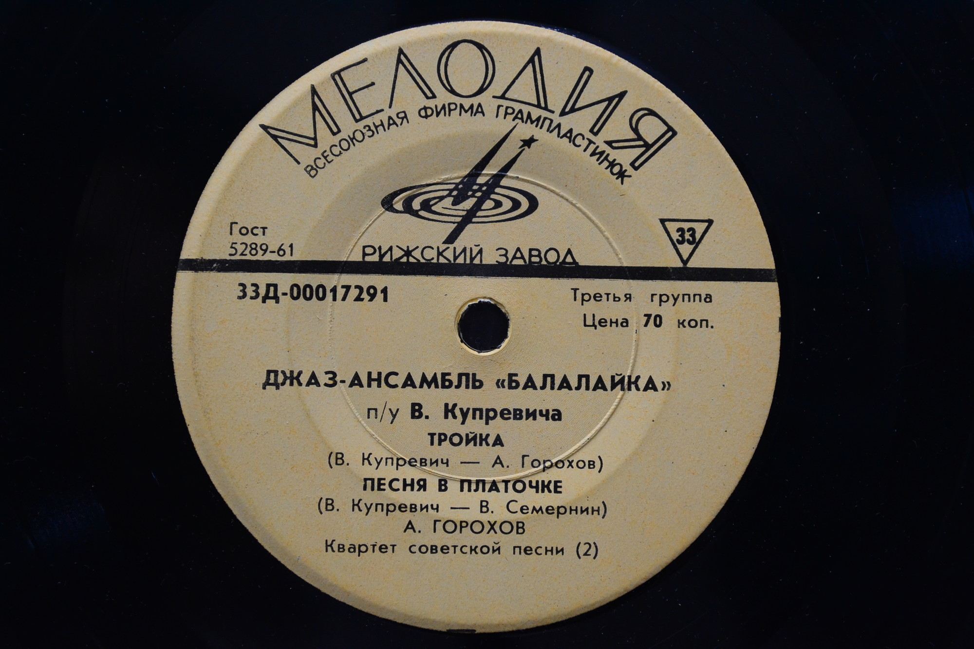 ДЖАЗ-АНСАМБЛЬ «БАЛАЛАЙКА» п/у В. КУПРЕВИЧА