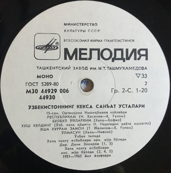 Артыкходжа ИМАМХОДЖАЕВ. СТАРЕЙШИЕ МАСТЕРА ИСКУССТВ УЗБЕКИСТАНА (Выпуск 15)