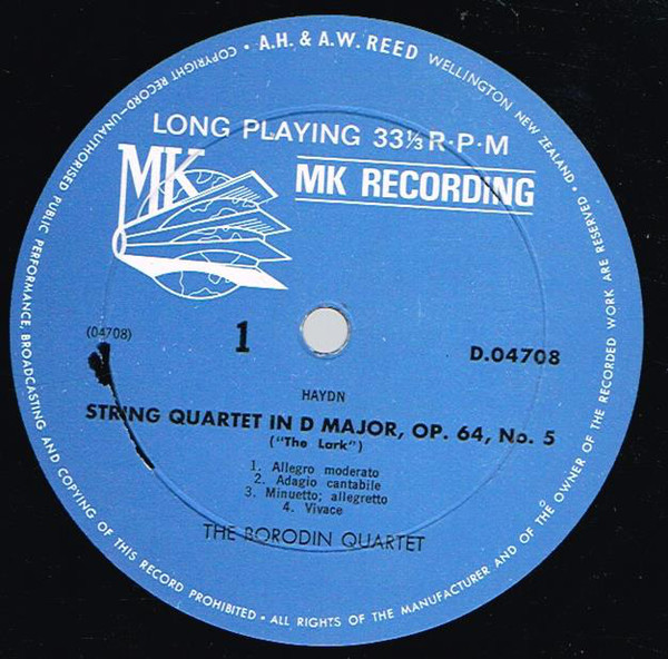 КВАРТЕТ ИМ. А. БОРОДИНА - Й. Гайдн: Квартет "Жаворонок" / С. Прокофьев: Квартет №2