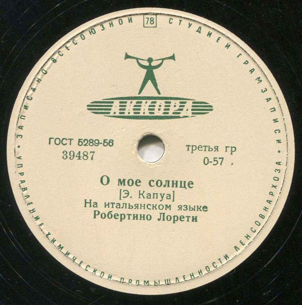 Робертино Лорети - О, моё Солнце / Вернись в Сорренто