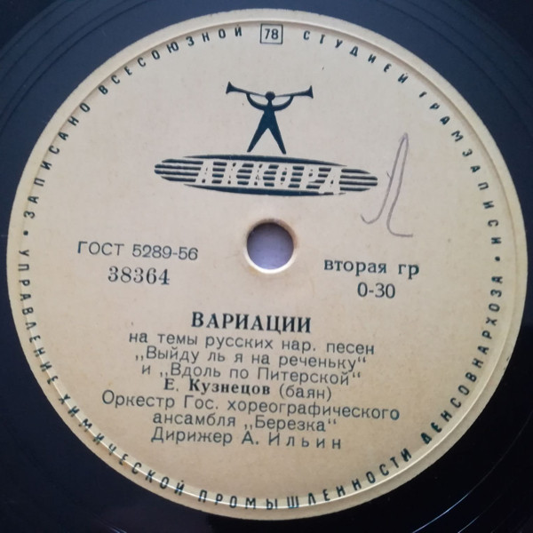 ОРКЕСТР ГОС. ХОРЕОГРАФИЧЕСКОГО АНСАМБЛЯ "БЕРЕЗКА"