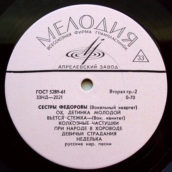 Сёстры Фёдоровы (вокальный квартет)
