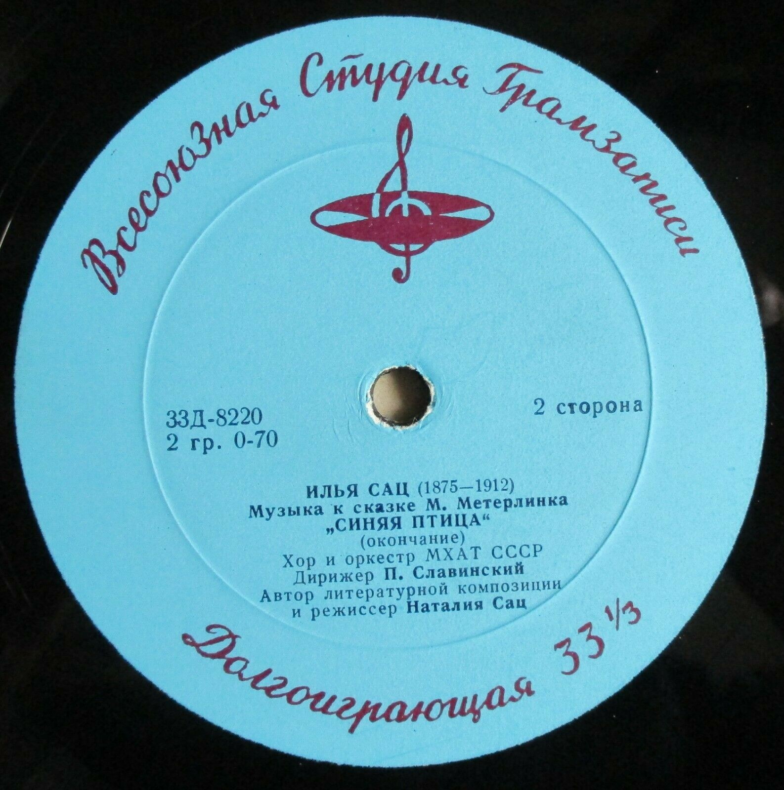 И. Сац: Музыка к сказке М. Метерлинка «Синяя птица»