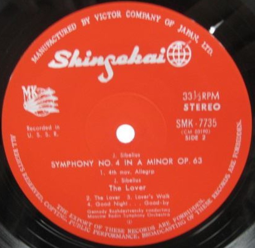 Я. Сибелиус. Дирижирует Г. Рождественский