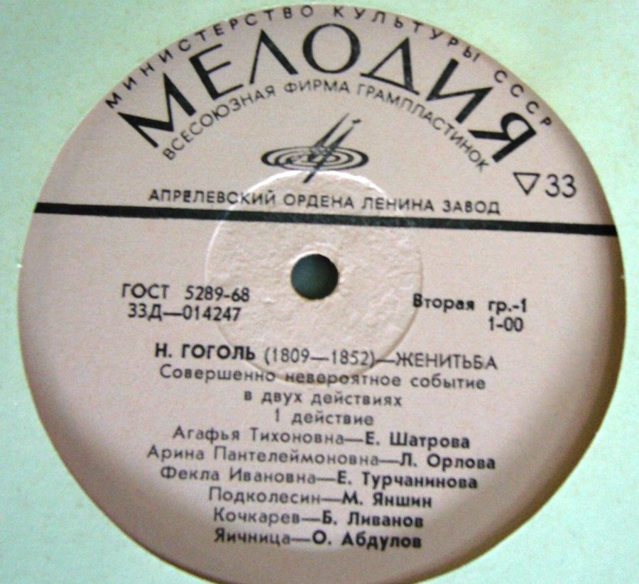 Н. Гоголь: Женитьба