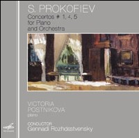 Виктория Постникова, Геннадий Рождественский - Сергей Прокофьев. Концерты №1, 4, 5 для фортепиано с оркестром