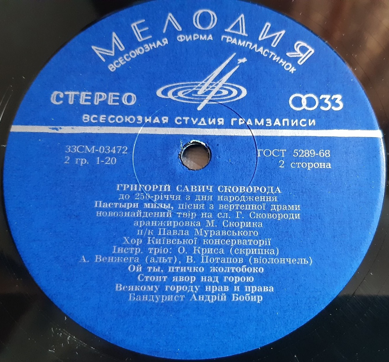 К 250-летию со дня рождения Г. Сковороды