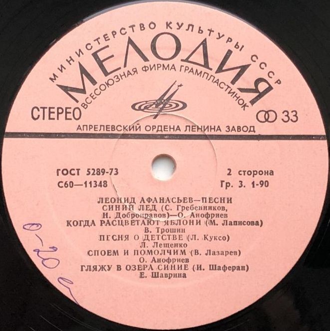 Леонид АФАНАСЬЕВ - ПЕСНИ