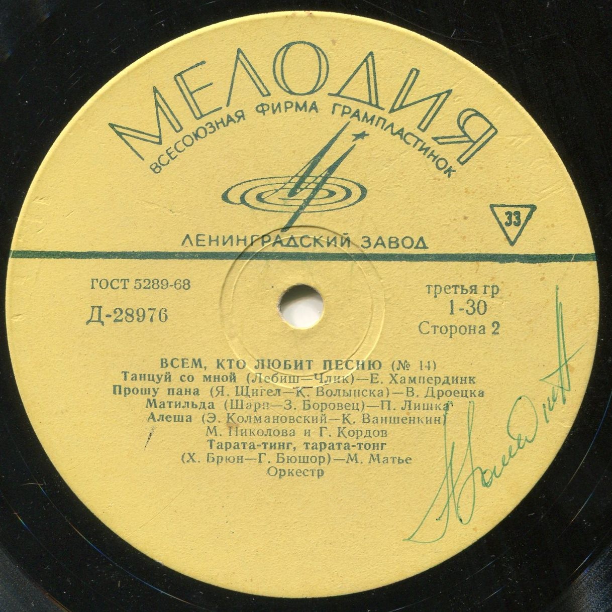 Всем, кто любит песню (№ 14)