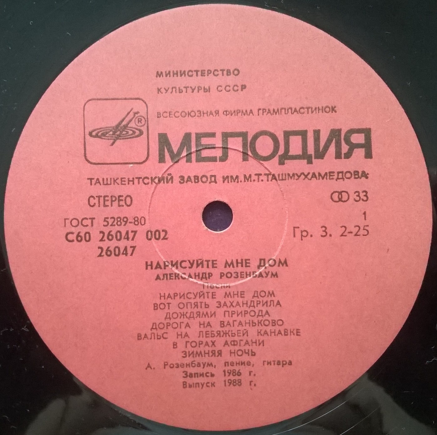 Александр Розенбаум. «Нарисуйте мне дом...»
